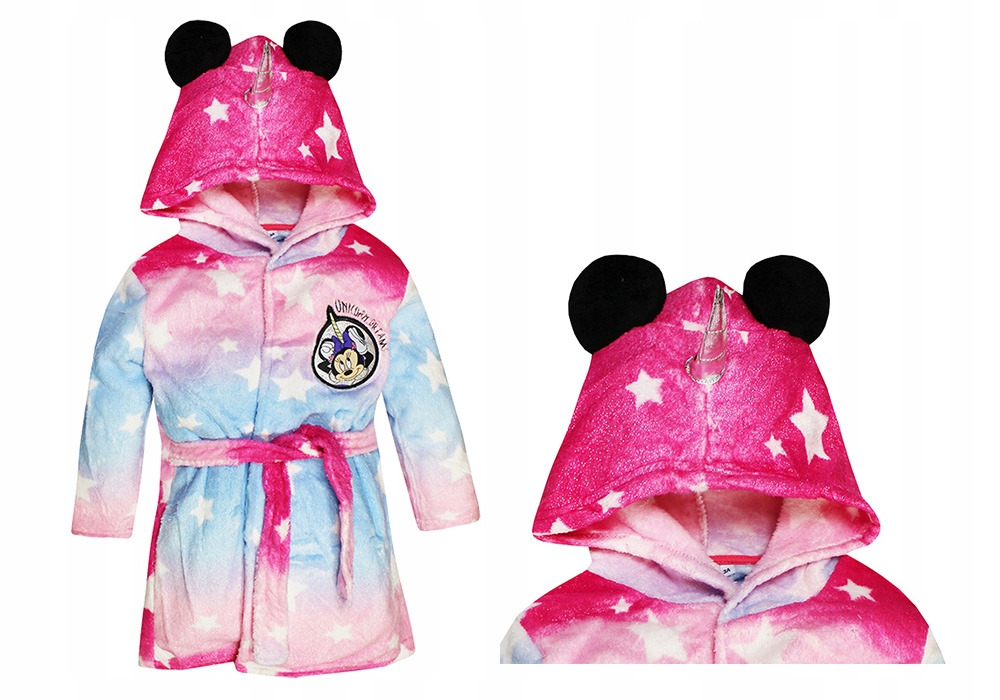 

Myszka Minnie Szlafrok Dla Dziecka Z Kapturem 104