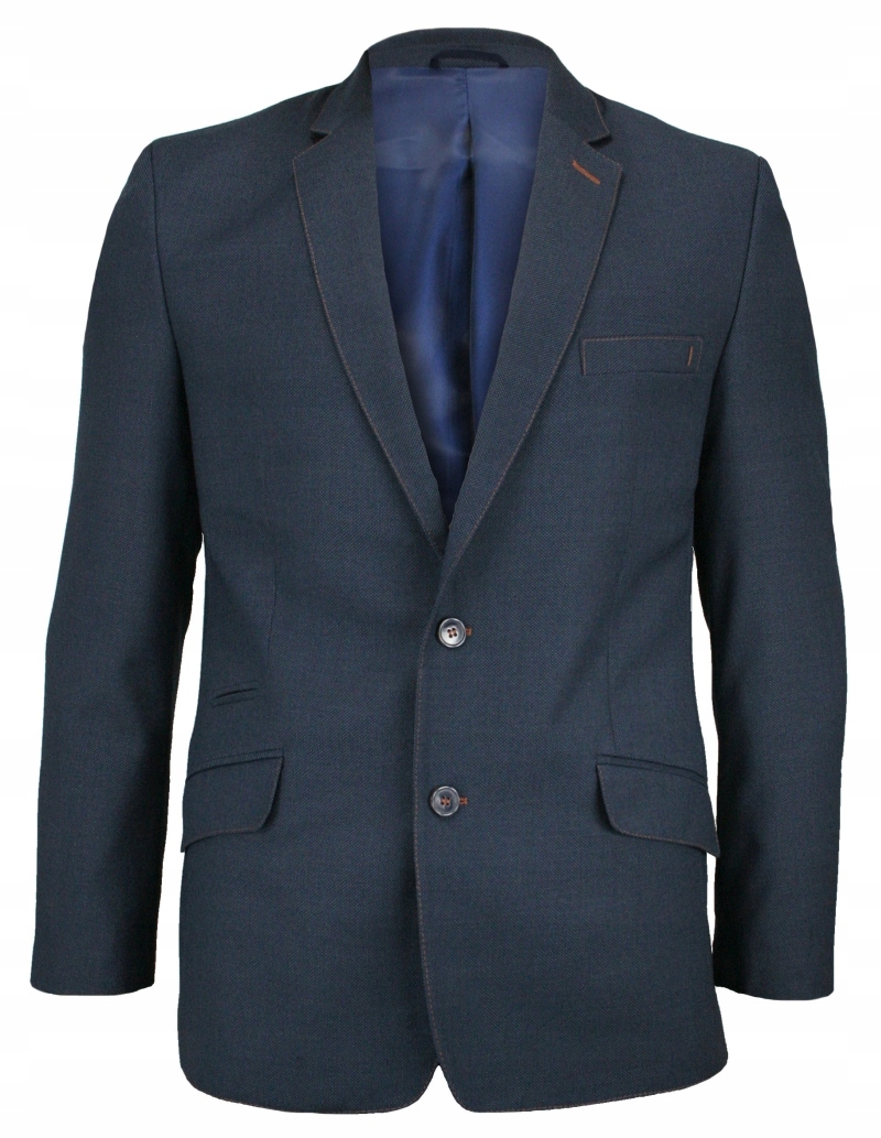 Pánské Sako, vypasované, 2 Knoflíky, hnědá nit Casino 112/182