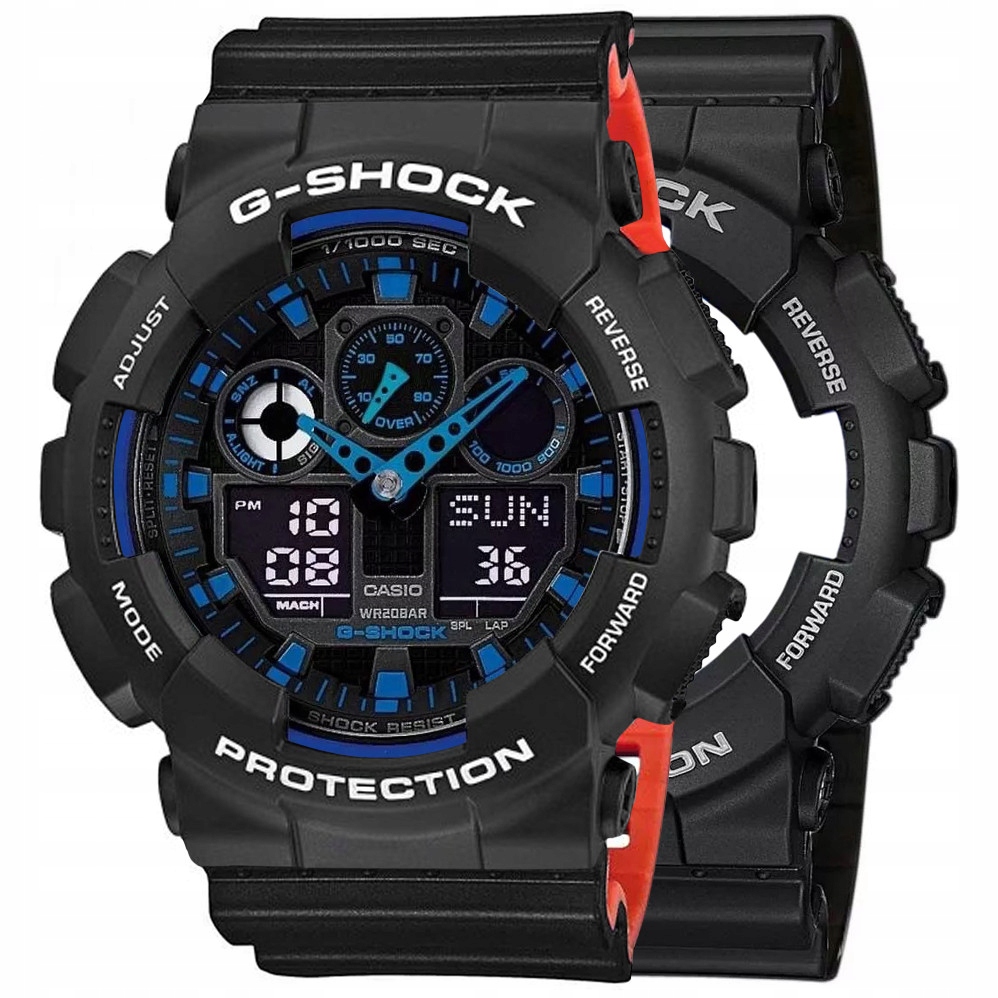 Hodinky Casio G-Shock Set GA-100-1A2ER Luneta 10508136 Řemínek 10577142 20
