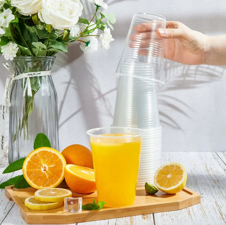 Kubki plastikowe transparentne 200ml 100 sztuk Kod producenta brak