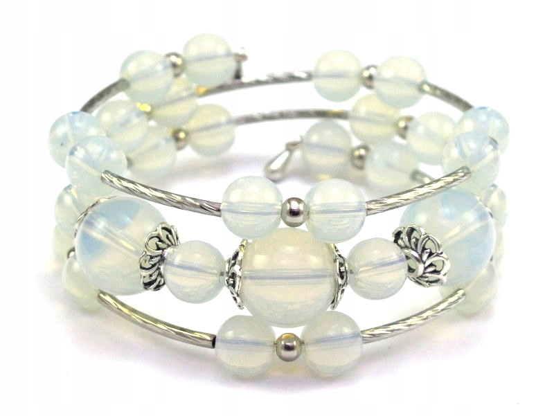 Náramek z přírodních kamenů Opál [B760]