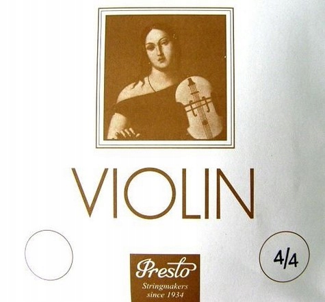 PRESTO VIOLIN KOMPLET STRUN DO SKRZYPIEC 4/4 STRUN SKRZYPCOWYCH