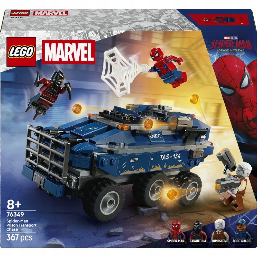 * Lego Marvel Heroes Honička Spider-Mana za vězeňkyní 76349