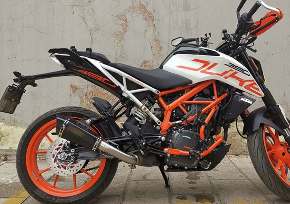 Wydech Slip-On 2017-2024r KTM Duke RC 125 200 390 Tłumik Końcówka Kolanko Producent 1z