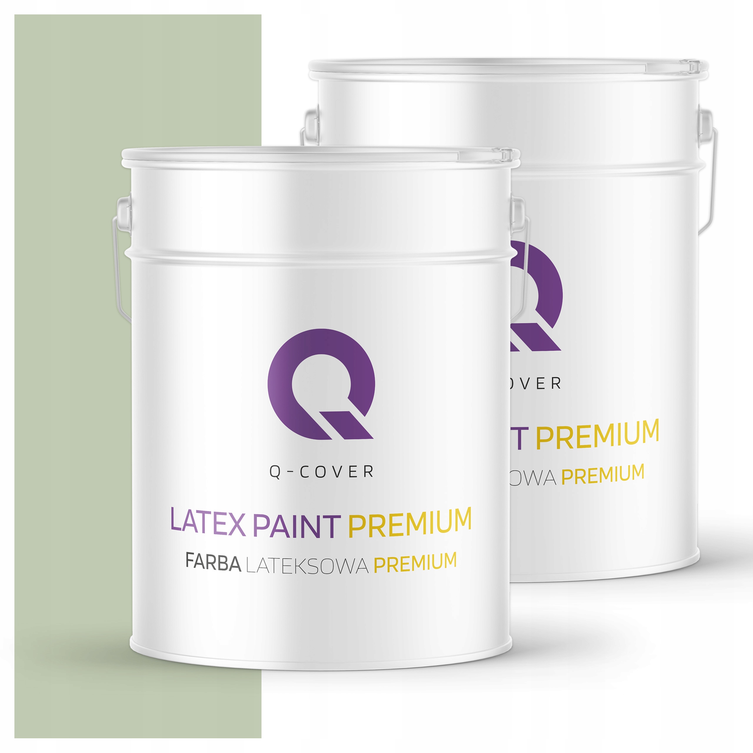 Farba odolná voči škvrnám Umývateľná na steny stropov 10L Hlboká matná olivová H2055