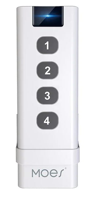 Pilot włącznik 4 kanały Zigbee obsługa 12 scen Tuya Sterownik scen