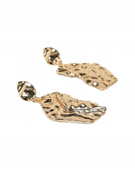 

B0173 Designb LONDON__NT1 Kolczyki Tekstura Gold