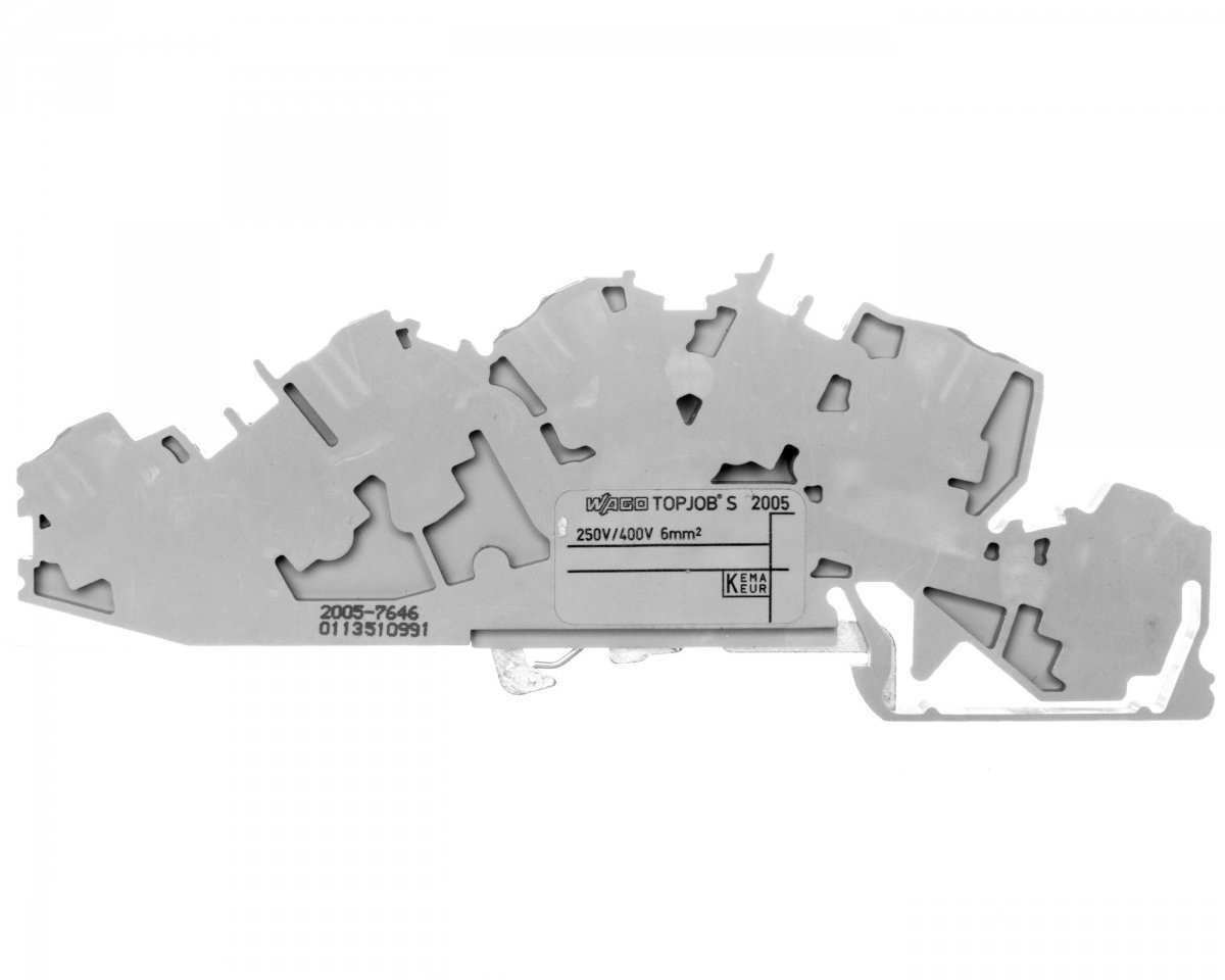 

Złączka szynowa 3-piętrowa 6mm2 N/l/pe 2005-7646