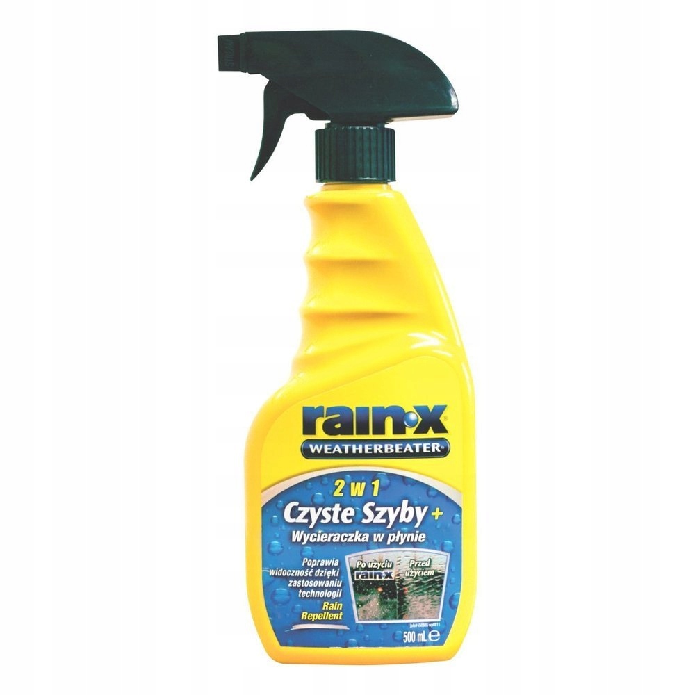 RAIN-X 2W1 NIEWIDZIALNA WYCIERACZKA z PŁYNEM 500ml