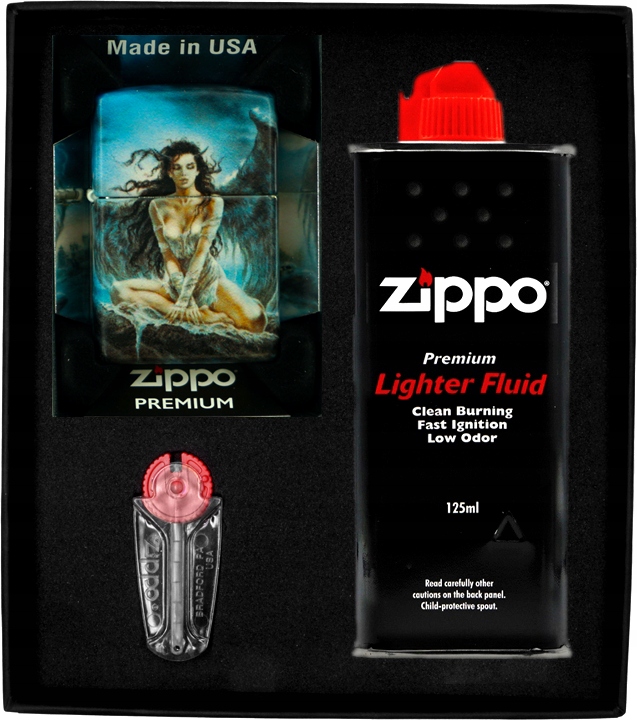 Zestaw Zippo Zapalniczka Luis Royo prezentowy*nr1