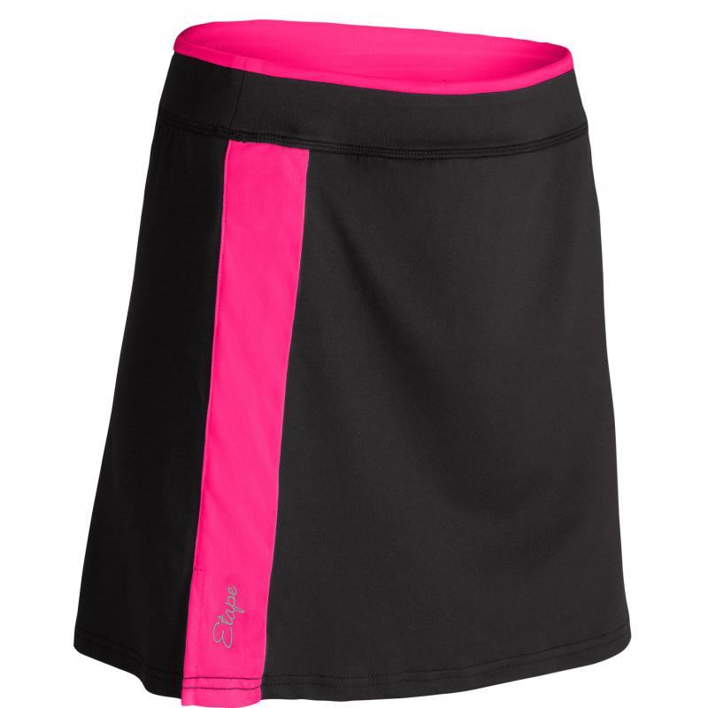 Etape Sukně Laura včetně vložky černo-růžová M