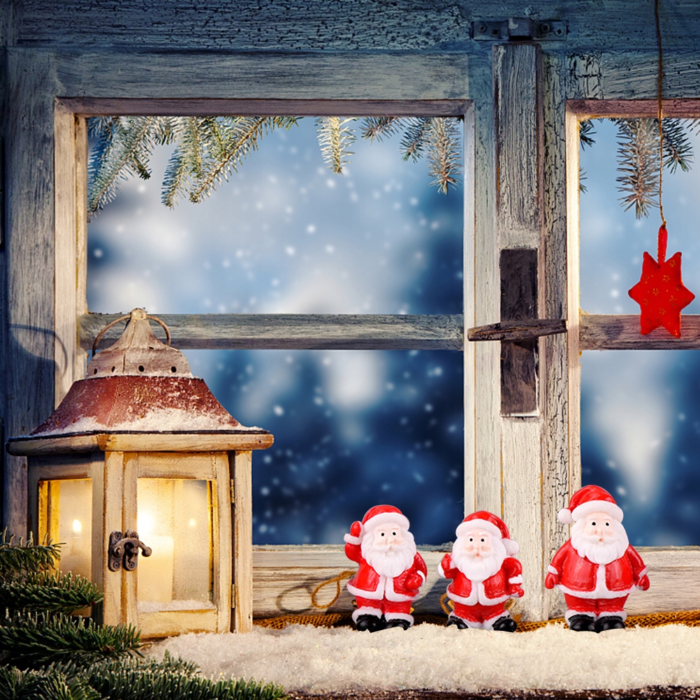 12*MIKOŁAJ FIGURKA MINI ŚWIĄTECZNE PREZENTY ŚLIC Szerokość produktu 2.7 cm