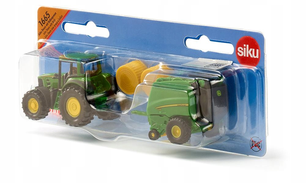 

Traktor John Deere z prasą Siku 1665
