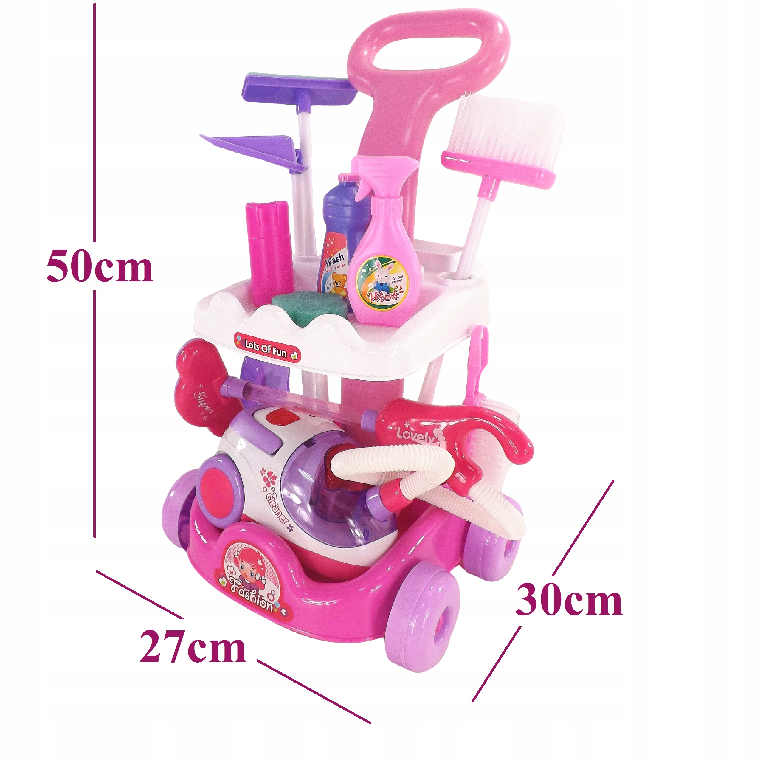 ŚLICZNY ZESTAW DO SPRZĄTANIA ODKURZACZ BATERI 5952 Waga (z opakowaniem) 1.44 kg