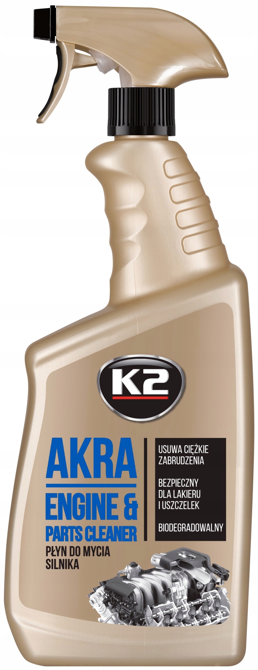 K2-AKRA DO MYCIA SILNIKA 700ML ATOMIZER