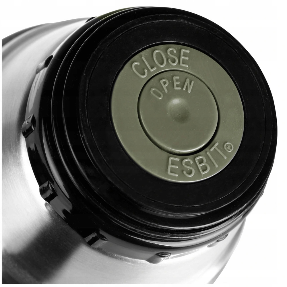 TERMOS ESBIT PRÓŻNIOWY STALOWY NA KAWĘ HERBATĘ VACUUM 1L OLIWKOWY Pojemność 1 l