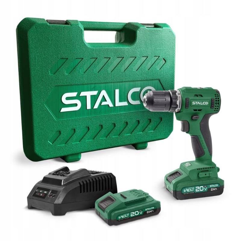 Wiertarka DS20-55BL Aku. 2x 2Ah, Stalco