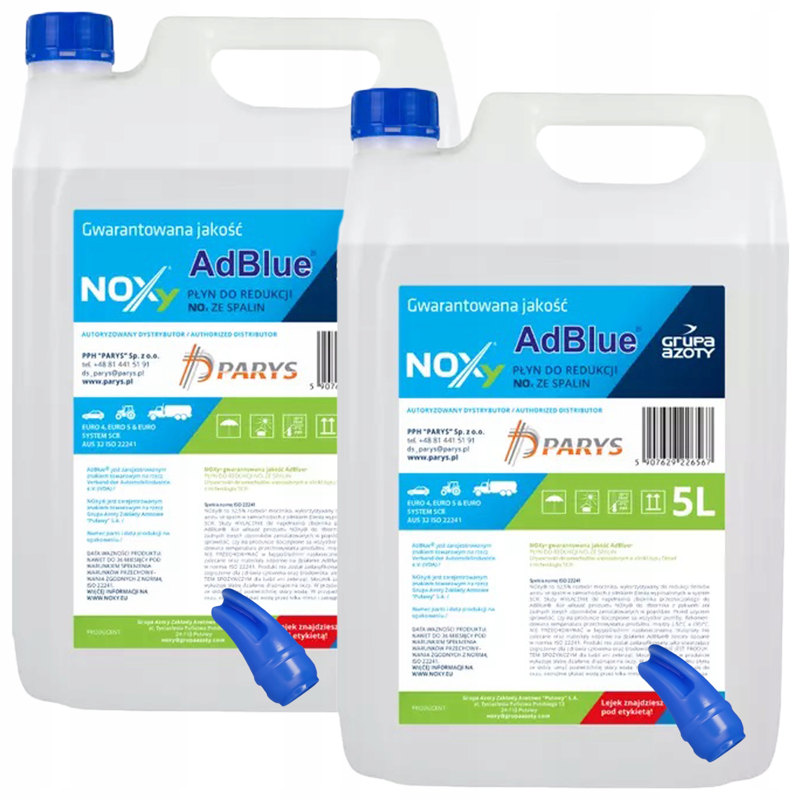 AD BLUE NOXY Płyn katalityczny dodatek 5L x2 = 10L