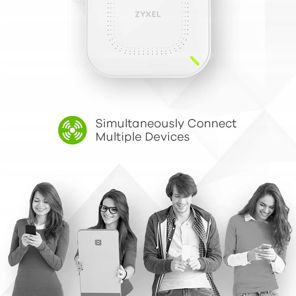 Zyxel Wielozakresowy Punkt Dostępu WiFi 6 AX3000 Dla Firm PoE 2.5G — miniatura 5