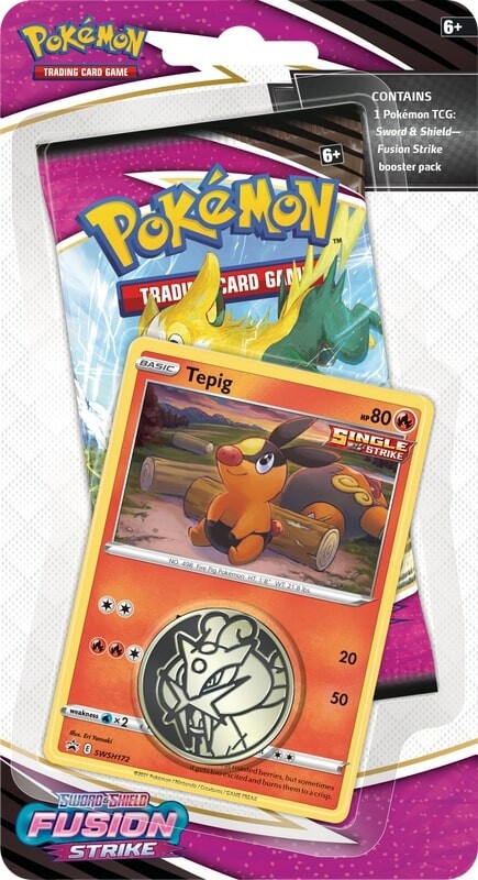 

Pokemon Tcg: Fusion Strike Checklane Blister Tepig