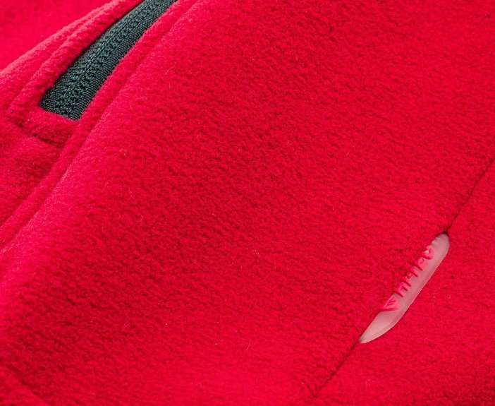 Męski Polar Bluza Hi-Tec MONAR r.XL Czerwony Kolor czerwony