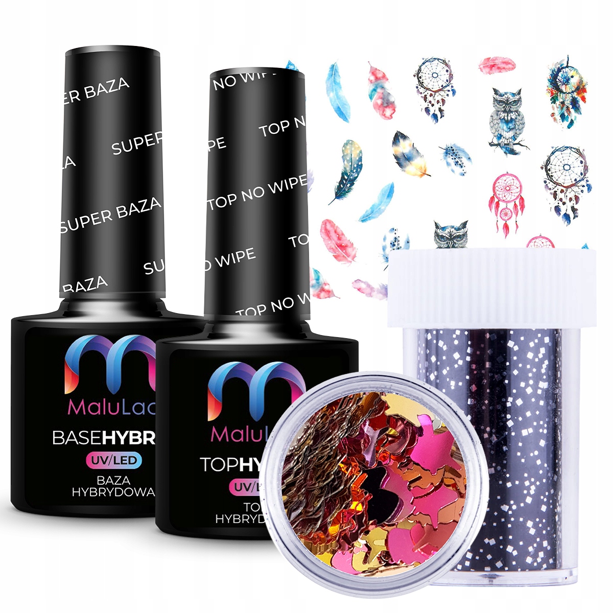 Zestaw do hybryd MaluLac BAZA base TOP + GRATISY