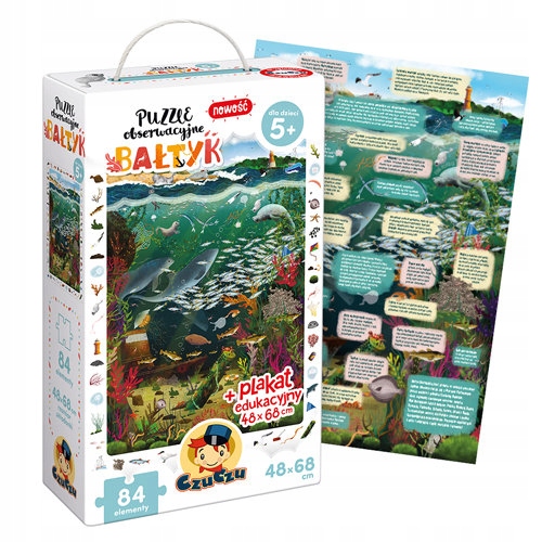 

Puzzle obserwacyjne Bałtyk 5+ Czuczu