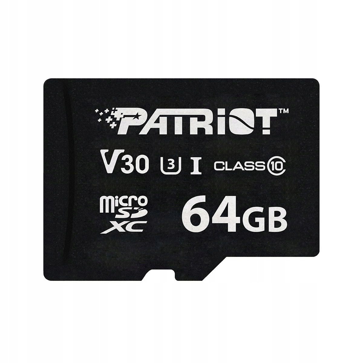 Patriot VX V30 U3 Micro Sdxc 64GB Uhs-i U3 Class 10