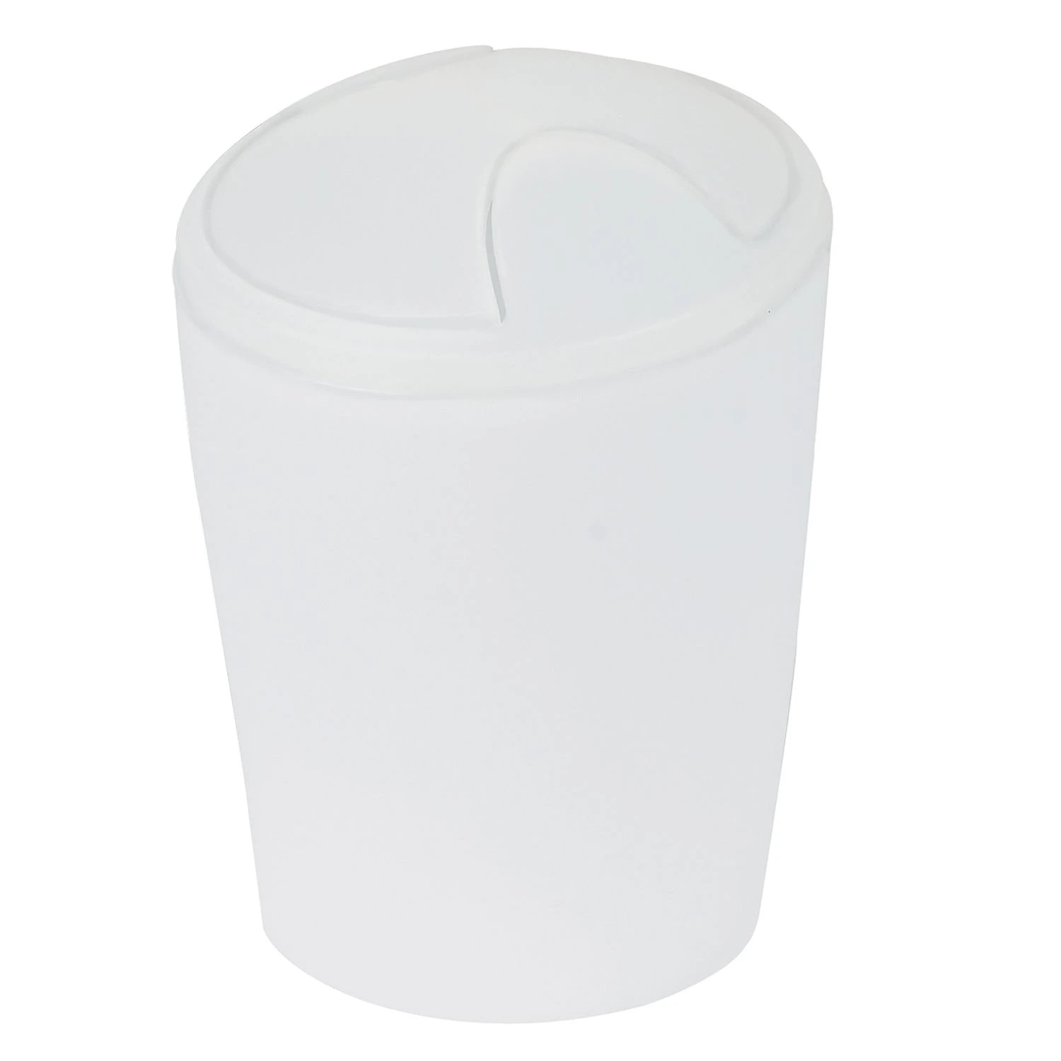 Levně Spirella výklopný odpadkový koš Move, ledově bílá, plast, 5 L