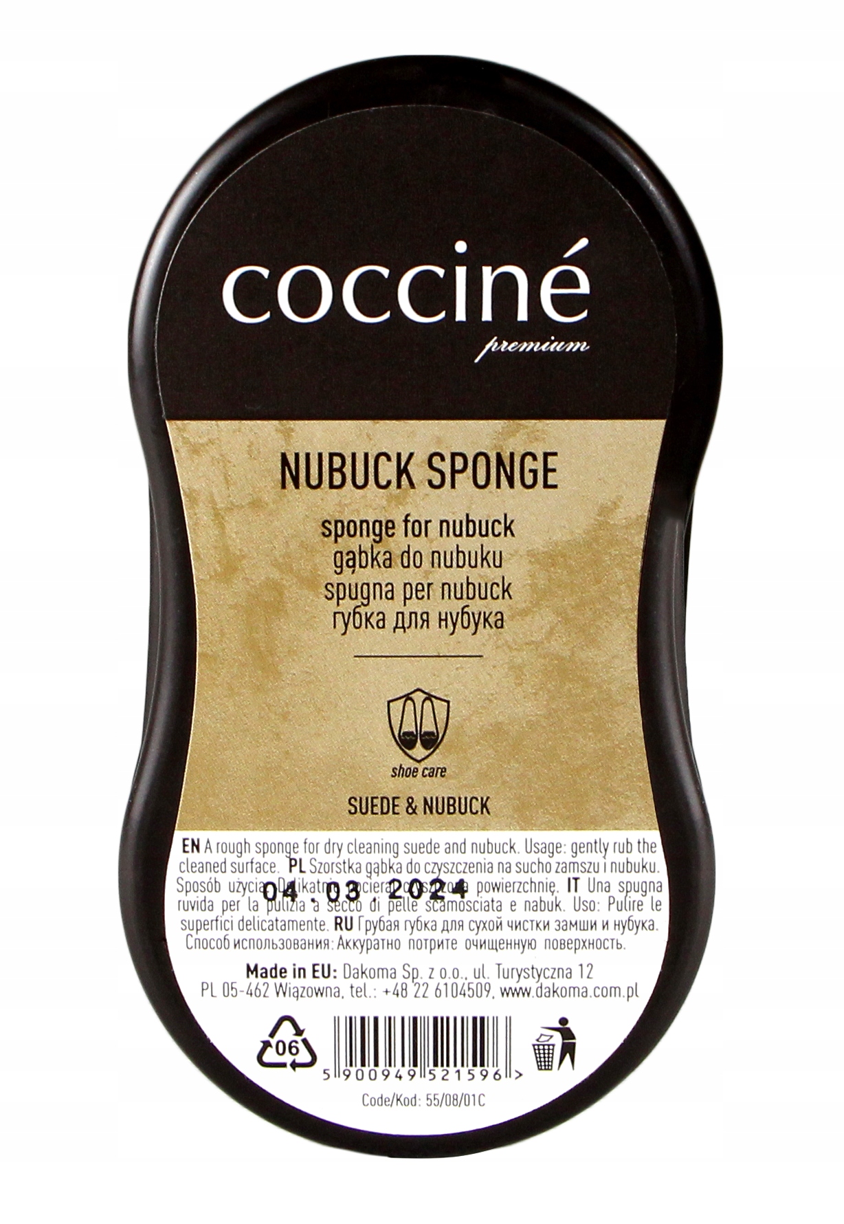 

Coccine Gąbka do czyszczenia zamszu i nubuku