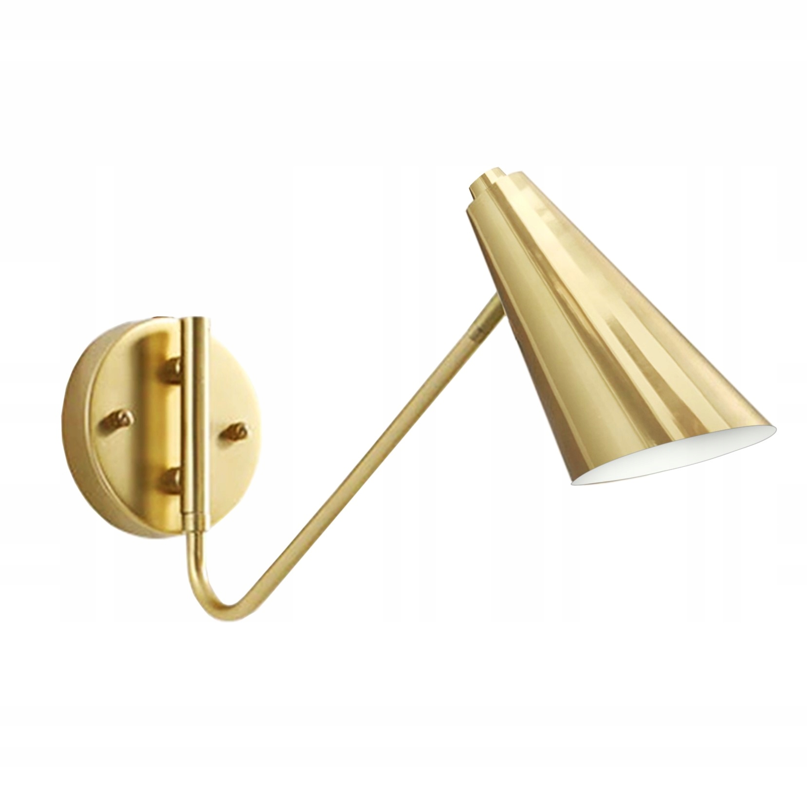 

Lampa Ścienna Kinkiet Złoty Gold Salon Korytarz