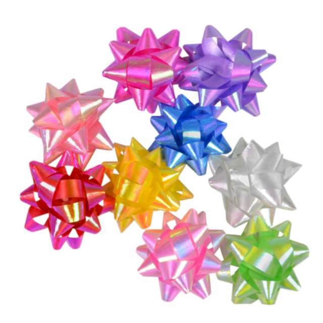 

Kokardki kolorowe Samoprzylepne Prezenty ozdoba