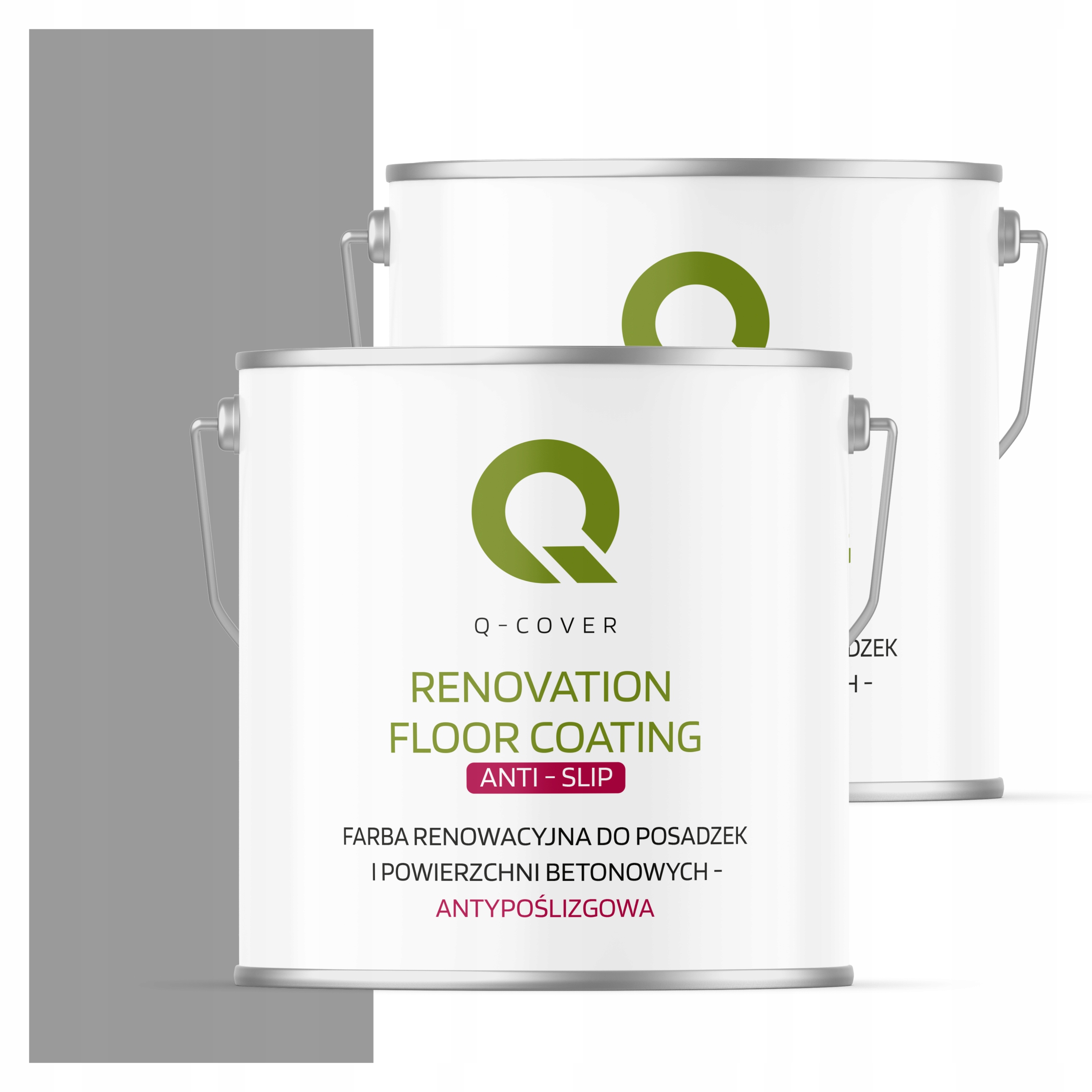 Protišmyková renovačná farba na betón 5L Sivá Signal Ral 7004 Mat