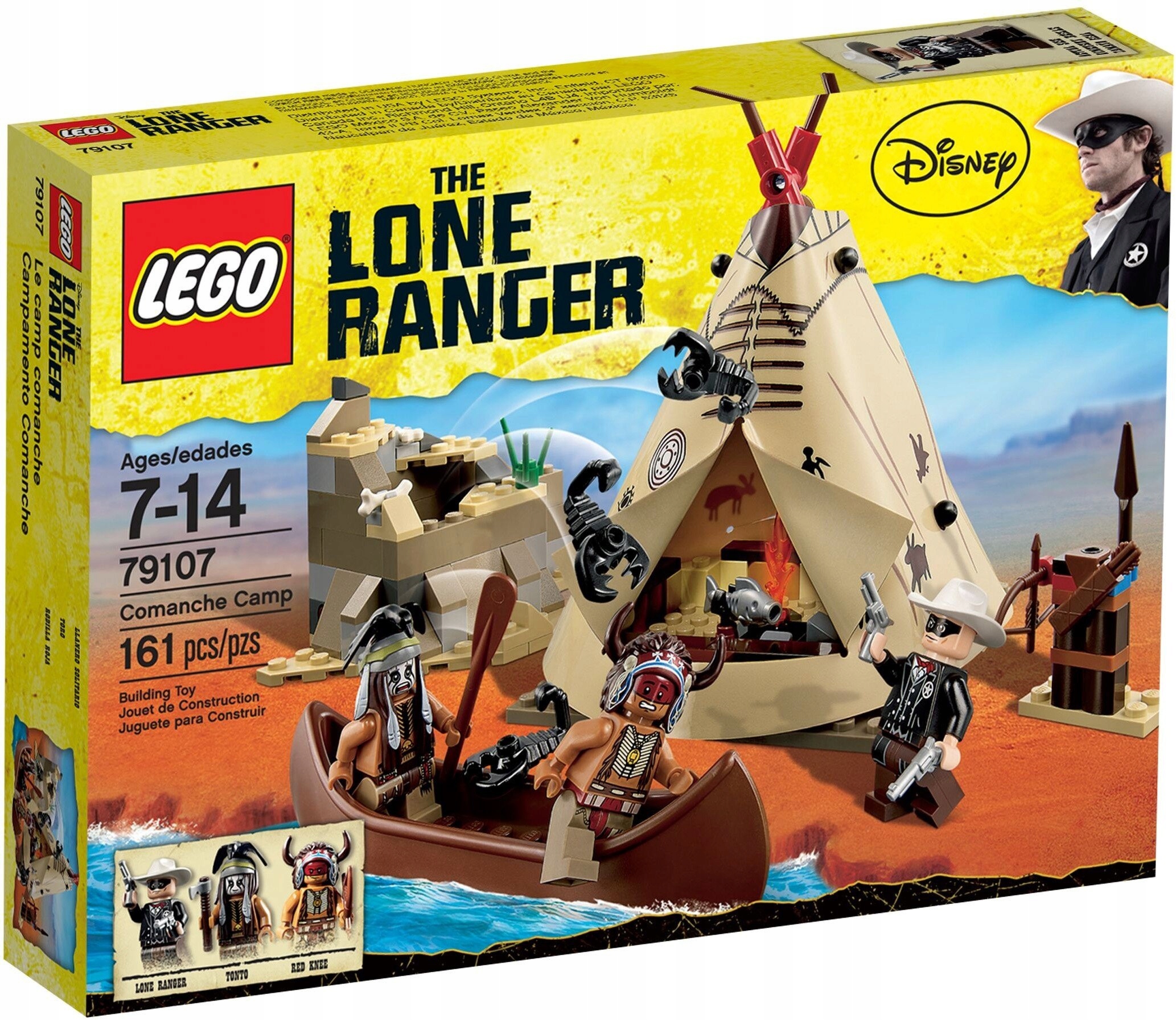 Lego Lone Ranger 79107 Tábor komančů Nové