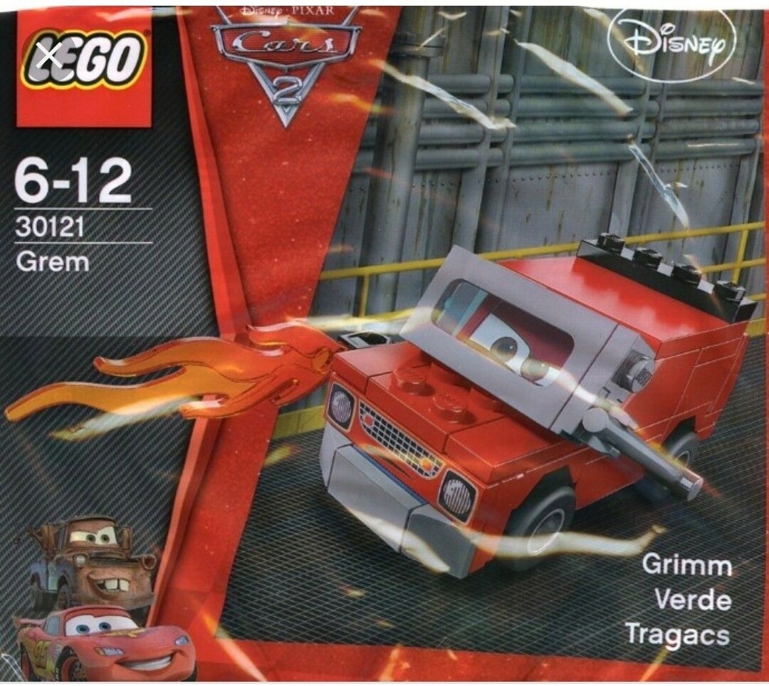 nowy Lego Disney 30121 Auta Cars Grem polybag Misb 2011
