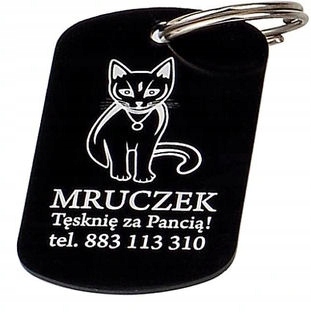 

Metalowy Identyfikator zawieszka Grawer nieśmie M