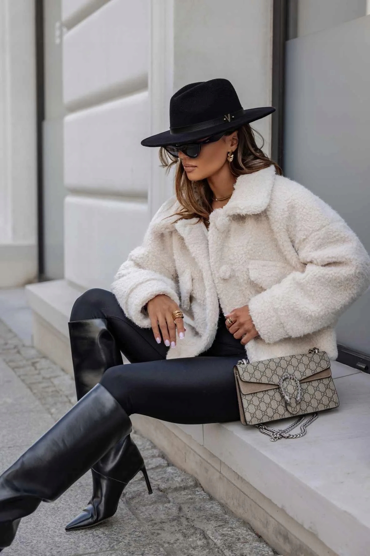 Kurtka damska COCOMORE AMANDA kremowa L