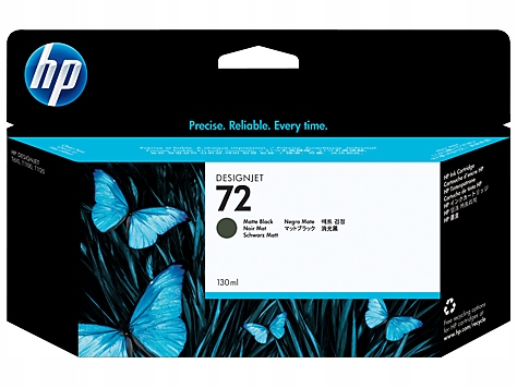 Hp 72 130 ml Matte Black Ink Cartridge with Vivera Ink C9403A
