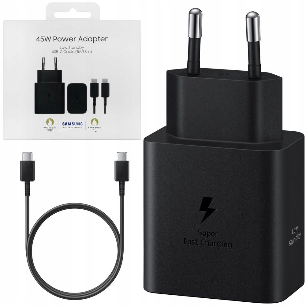 Nabíječka Kostka Originální Usb-c 45W pro Samsung Galaxy A56 A36 S25 Ultra