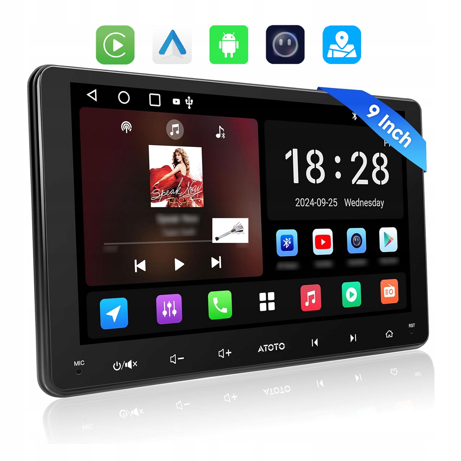 Radio samochodowe ATOTO 2DIN Android do Samochodu 2-DIN