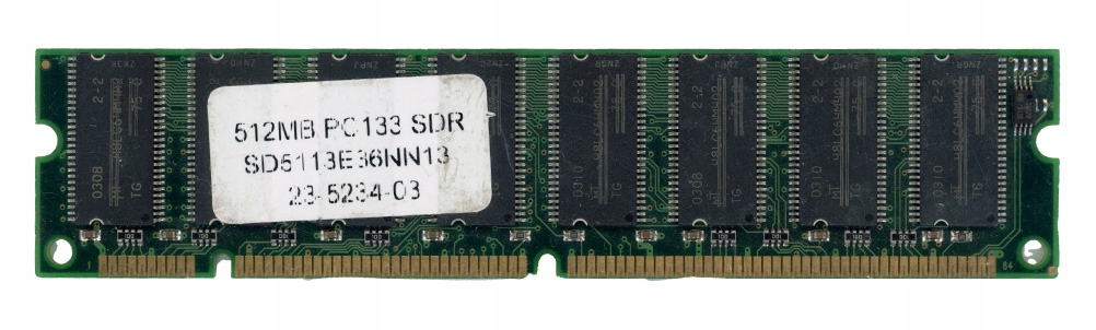 SMART MODULAR TECHNOLOGIES 512MB SDRAM PC133 133MHz SD5113E36NN13 Non-ECC