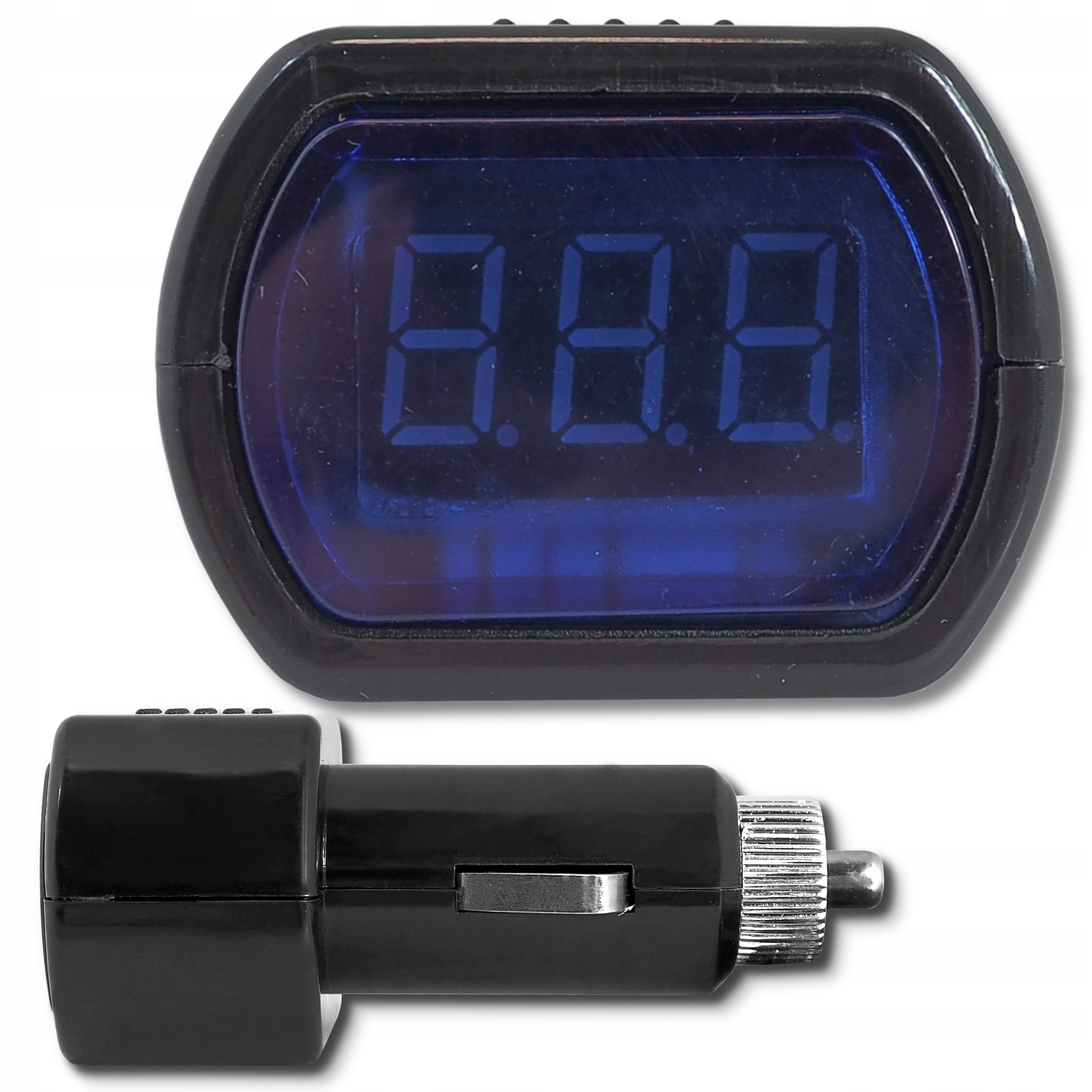 CYFROWY WOLTOMIERZ TESTER AKUMULATORA DO SAMOCHODU GNIAZDA ZAPALNICZKI LCD Marka LTC