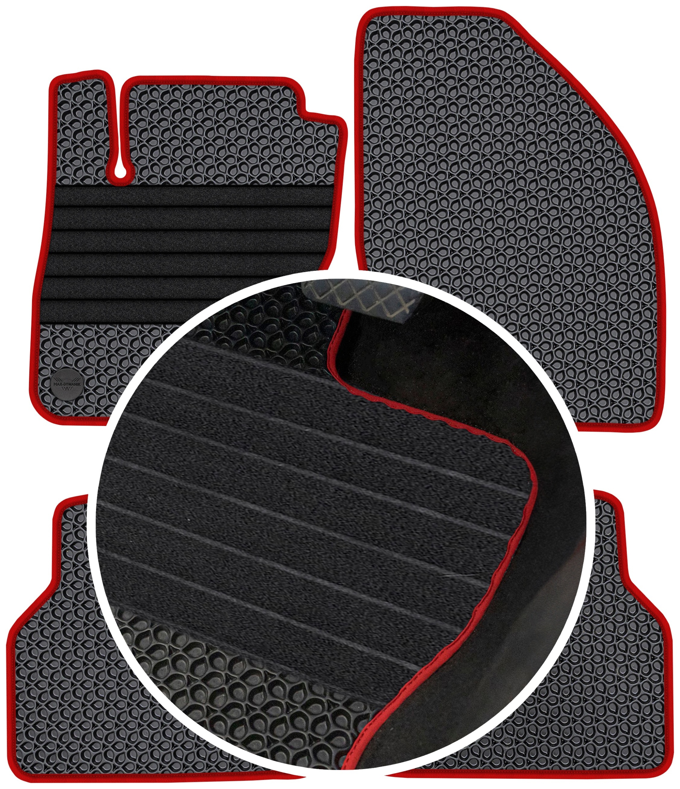 Ford Focus II Fl 2007-2011 Gumové koberce Eva Eternity Vyztužení XXL