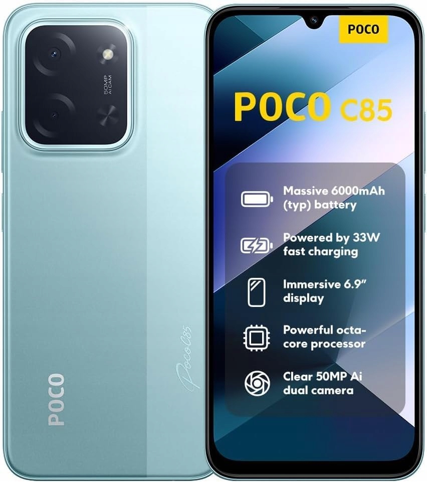 Smartphone Xiaomi Poco C85 8/256GB Lte zelený