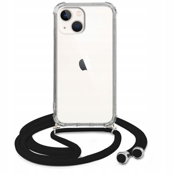 

Etui Crossbody Iphone 13 Mini Czarny Sznurek Case