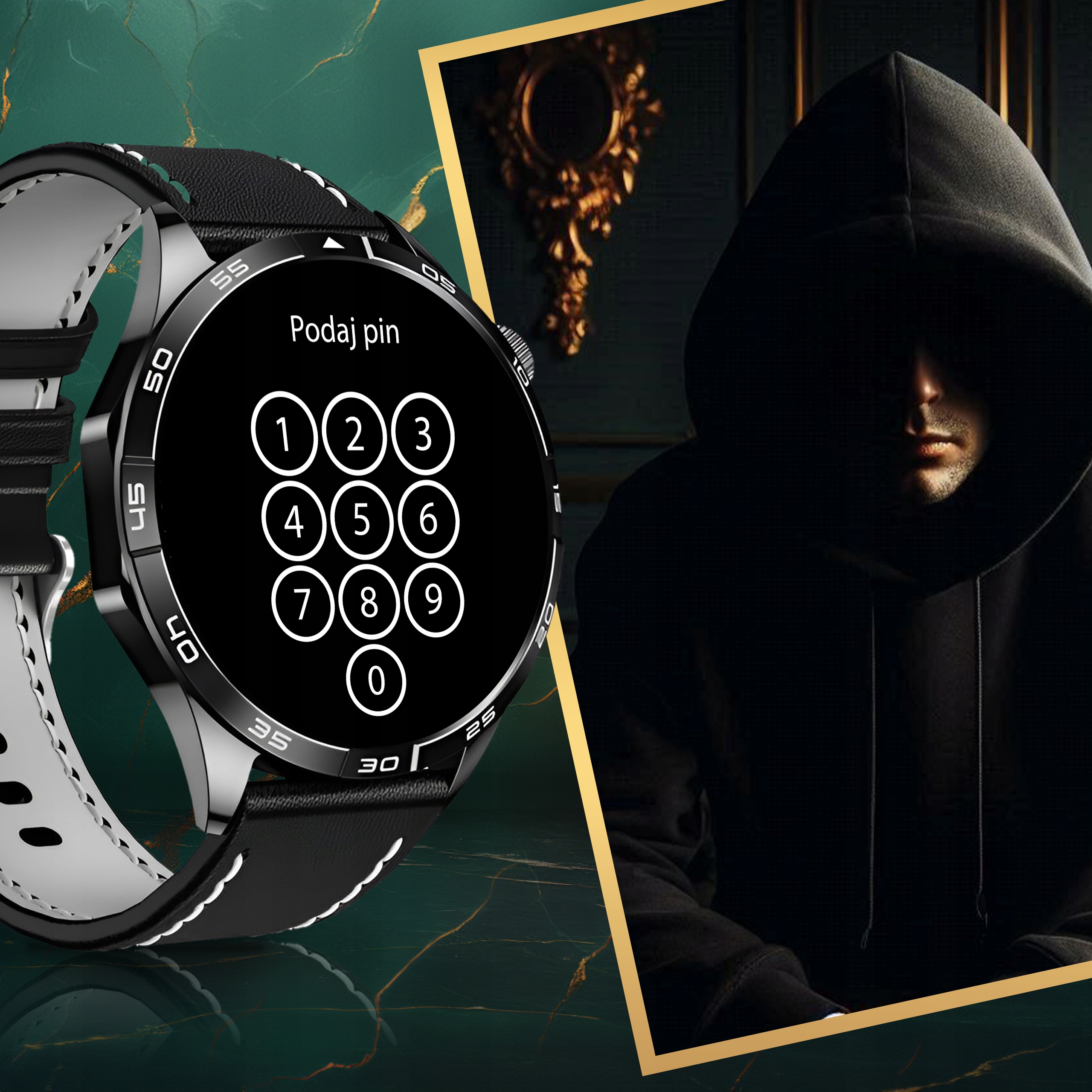 SMARTWATCH MĘSKI ZEGAREK POLSKIE MENU AMOLED 3 PASKI ROZMOWY SMART WATCH Rodzaj smartwatch