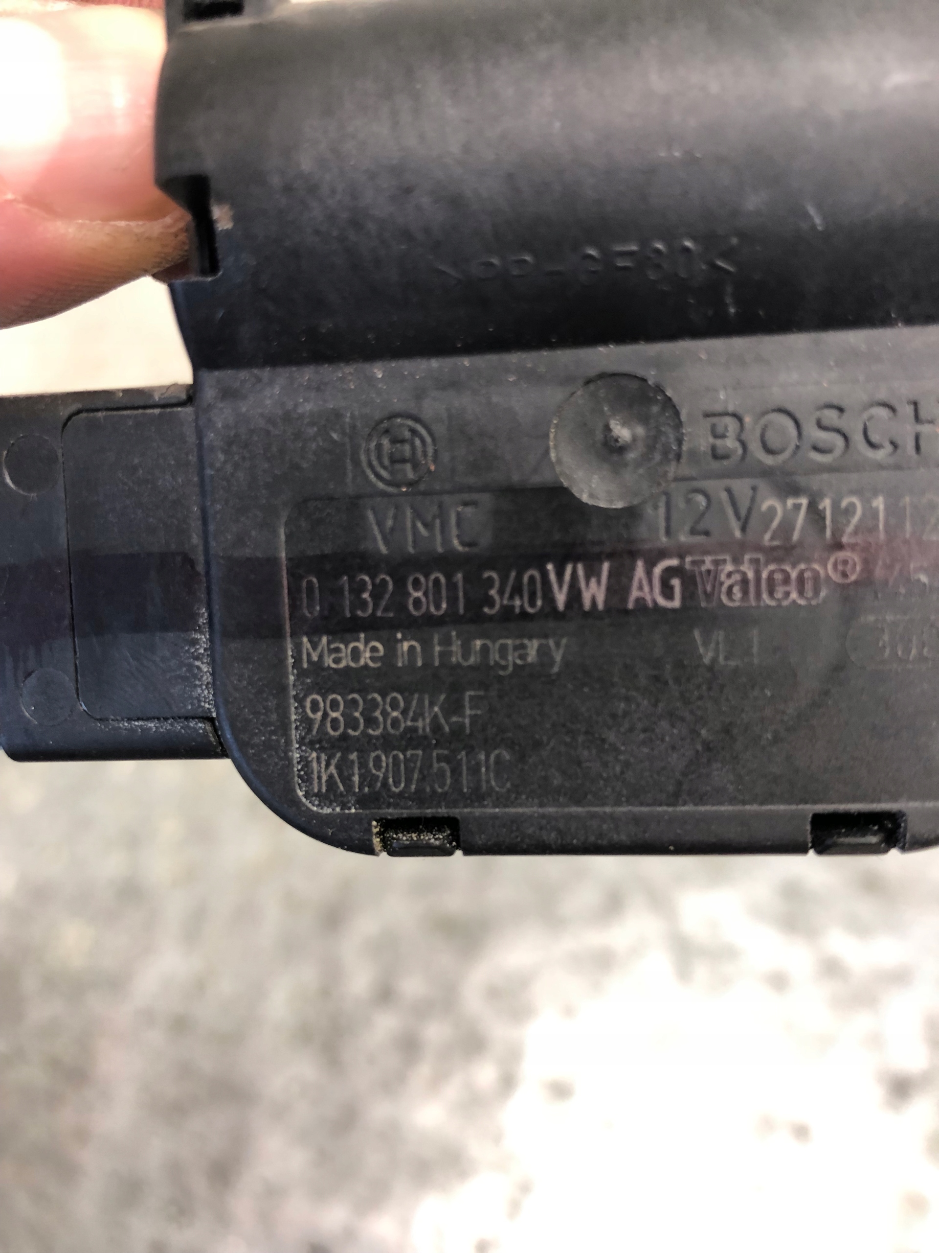 Micro moteur Bloc de chauffage complet VW 1K1907511C