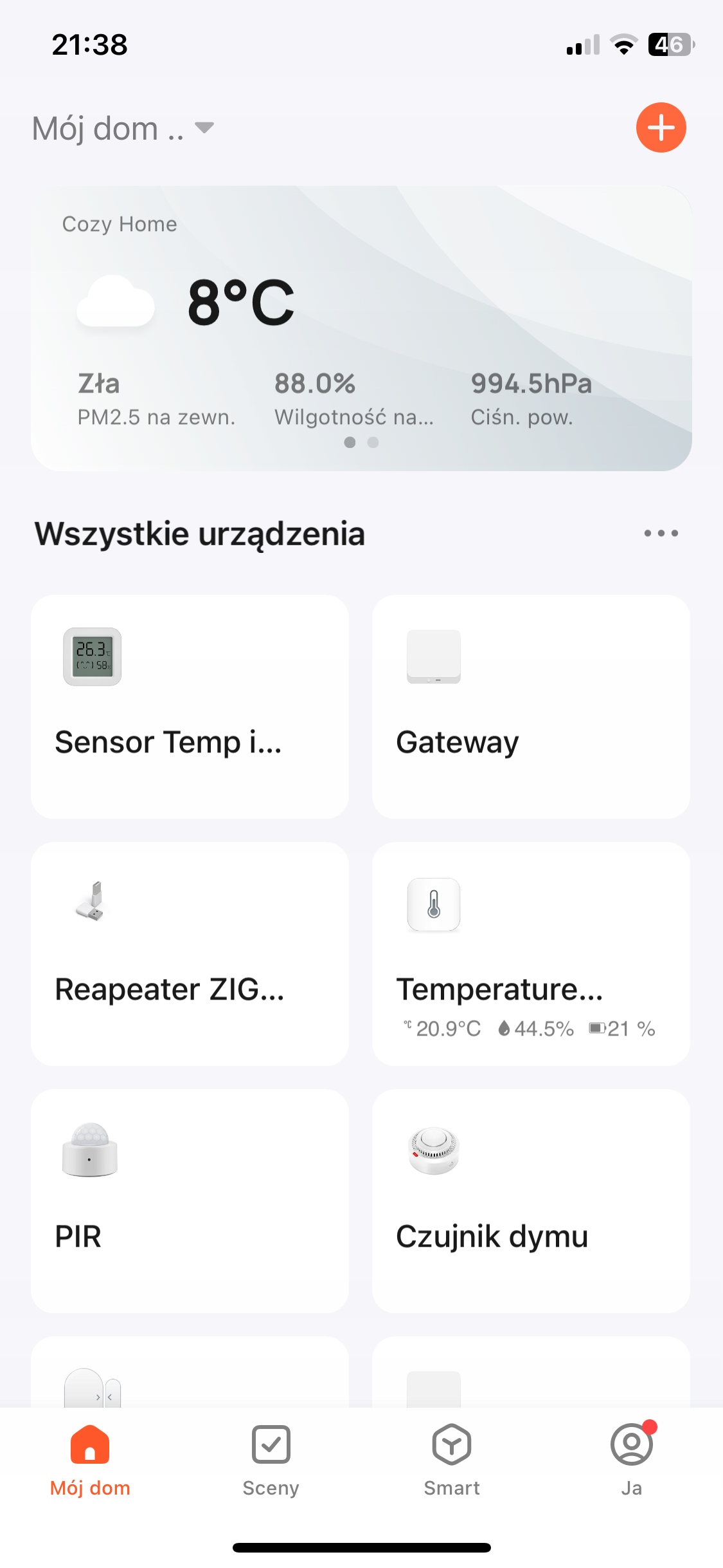 Bramka TUYA Multi-Mode Gateway WiFi ZigBee Bluetooth Bezprzewodowa Centrala Rodzaj centrala sterująca