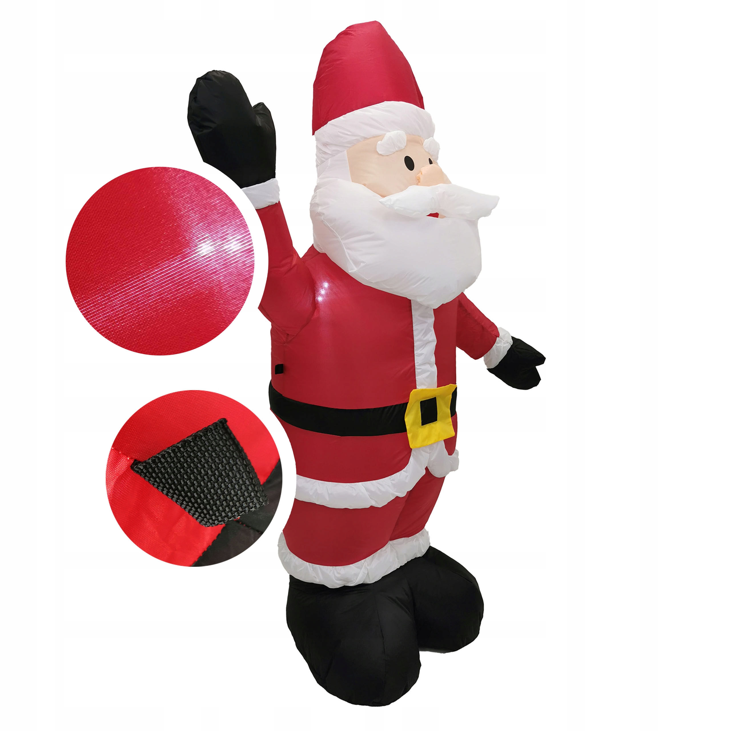 ŚWIĘTY MIKOŁAJ POMPOWANY ŚWIĄTECZNY DMUCHANY ŚWIECĄCY NA ŚWIĘTA 150CM WZ2 EAN (GTIN) 5901386200105