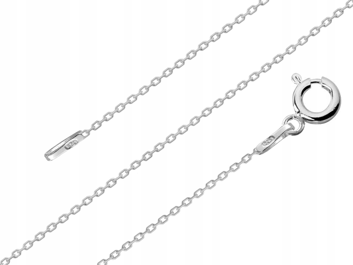 ŁAŃCUSZEK SREBRNY 925 ANKIER 030 - DŁUGOŚĆ 50cm